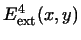 $\displaystyle E_{\rm ext}^4(x,y)$