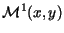 ${\cal M}^1(x,y)$