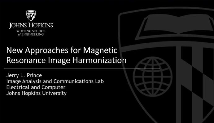 Prof. Jerry L. Prince gives the Medical Imaging keynote at NeurIPS, titled "New Approaches for Magnetic Resonance Image Harmonization.